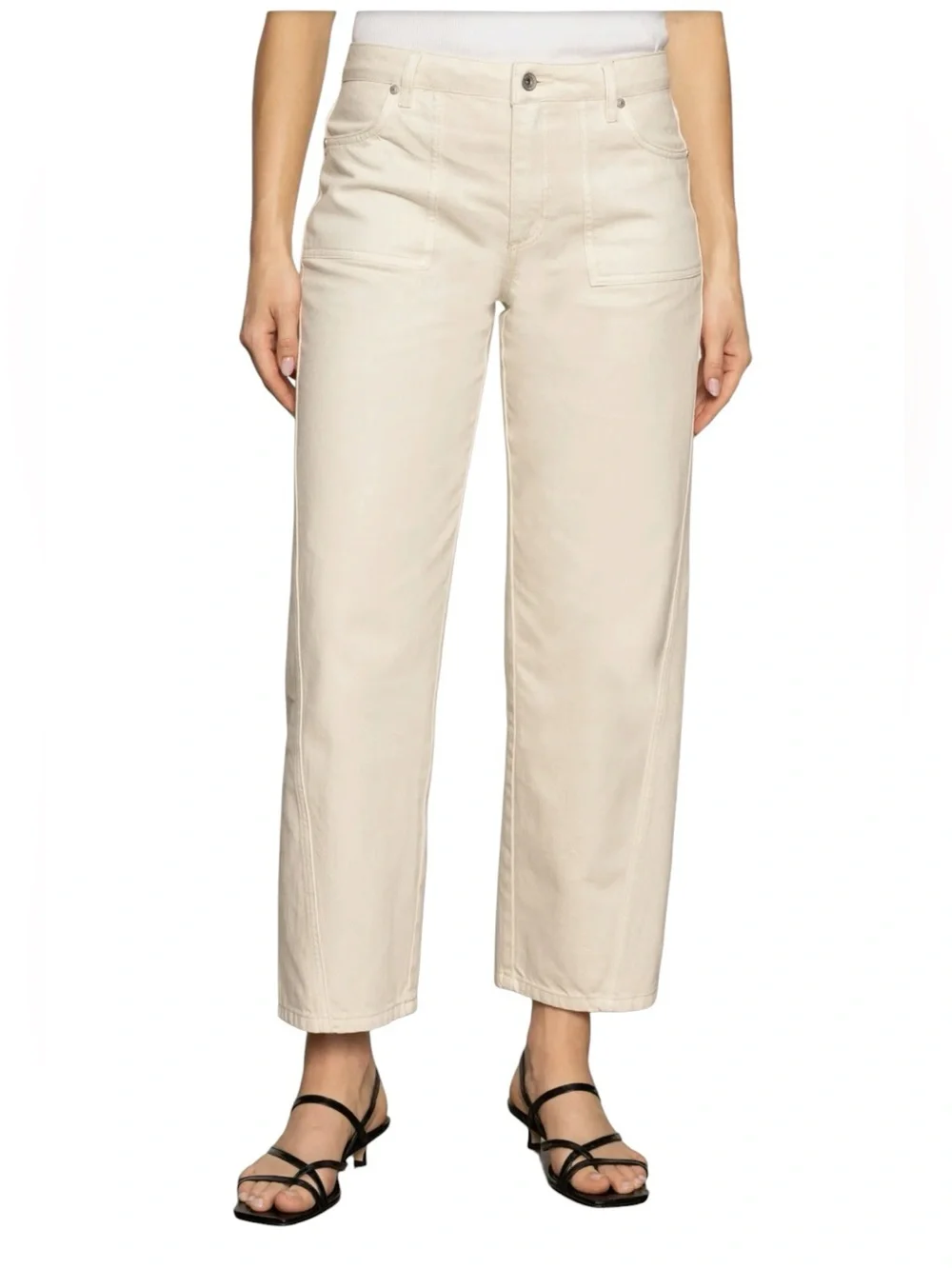Sanctuary District Column Mid Rise
Ankle Jeans in Washed San Size 25/0 - Picture 2 of 15